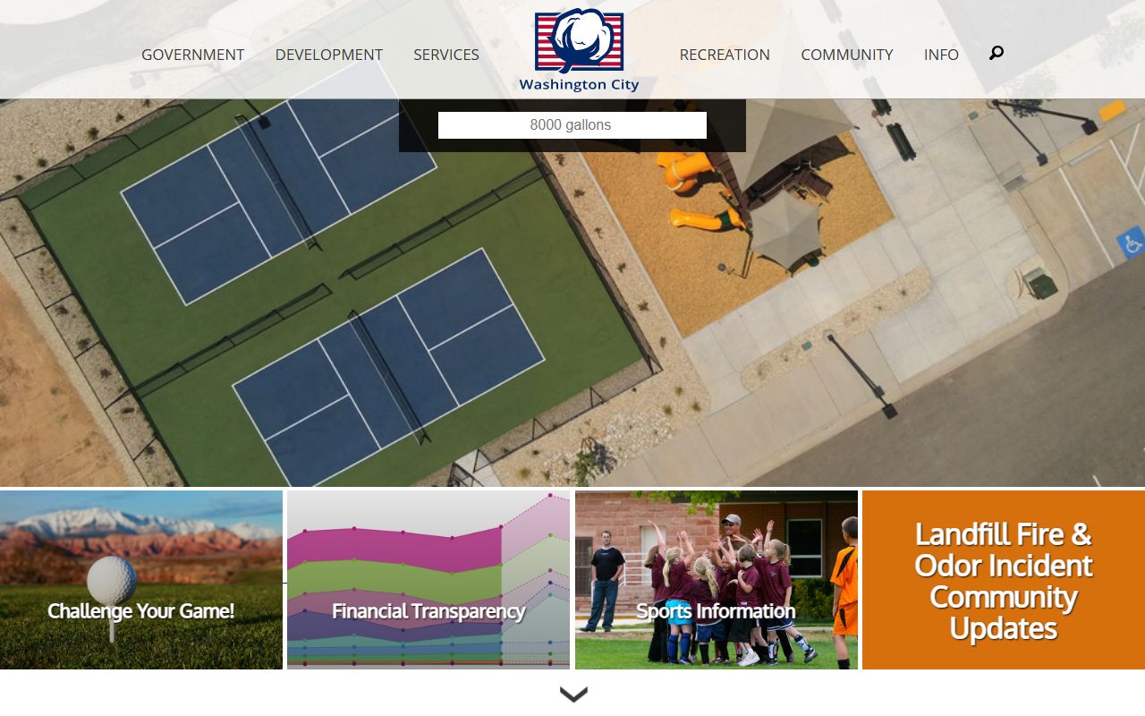 Washington city government website for Marriage License research