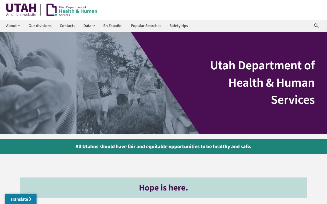 Utah Marriage License Department of Health and Human Services resource